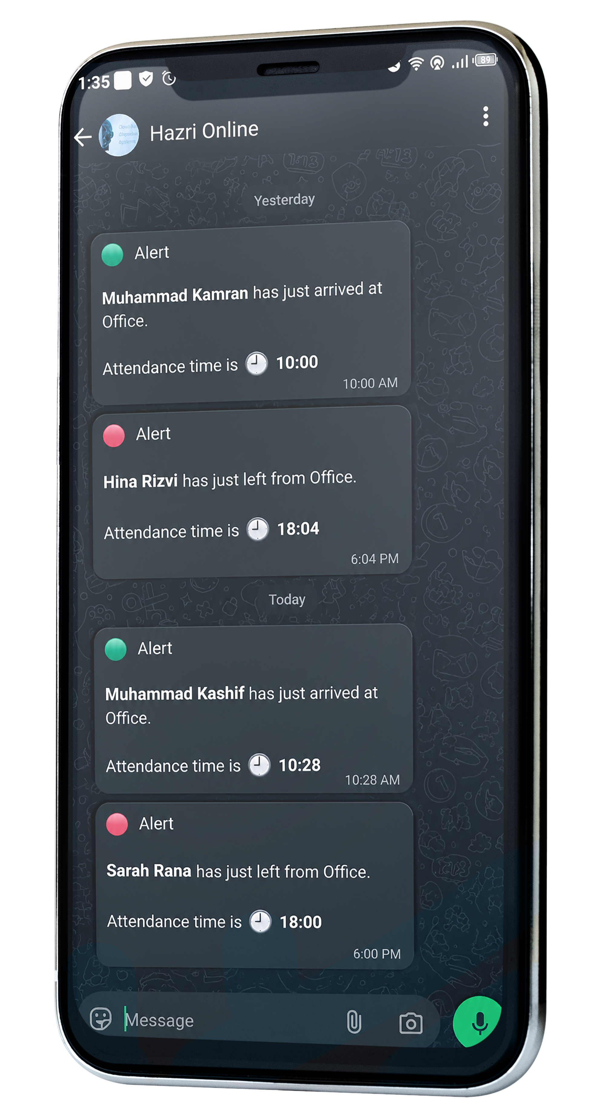 WhatsApp Notifications